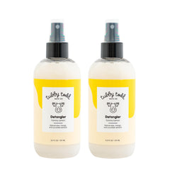 Tubby Todd Hair Detangler Spray bottle shown for easy detangling in kids’ hair