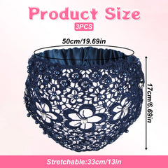 Tucnoeu soft lace elastic headband for secure all-day comfort