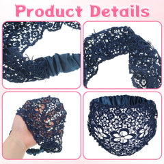 Tucnoeu wide-band headband with secure, gentle hold for long wear