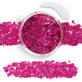 tuhpibk gel brillo pelo rosa: brillo intenso para peinados.