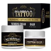 Tuiwaro numbing cream bottle demonstrates pre-session comfort with fast absorption.