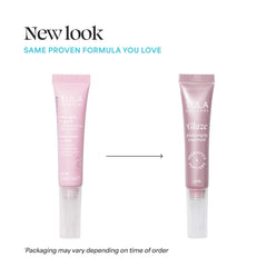 Bálsamo labial Rose Glow de TULA con tono rosado para un look fresco.