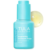 TULA Brightening Drops bottle ready for daily use to glow