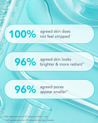 TULA gentle face cleanser foam application during daily wash routine.