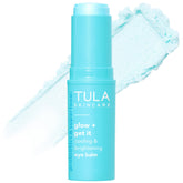 TULA Glow & Get It Eye Balm packaging for on-the-go hydration.