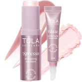 TULA Rose Glow eye balm packaging highlights rosy radiance