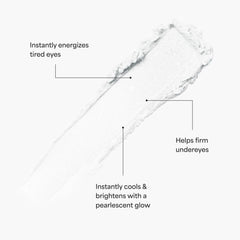 TULA Spresso Iced tube close-up reveals cooling balm texture and smooth glide.