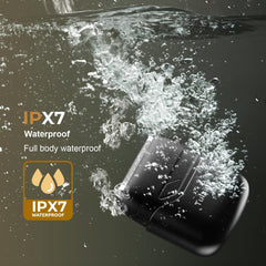Tulzim shaver IPX7 waterproof design for wet or dry use.