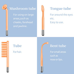 TUMAKOU four-tube set shown for versatile facial treatments.