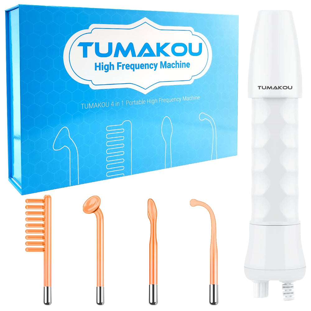 TUMAKOU high-frequency facial machine main unit ready for home skincare sessions.