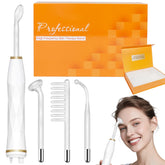 TUMAKOU orange high-frequency facial wand for at-home skincare