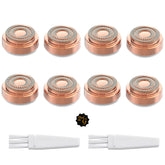 tuokiy Gen 2 replacement head closeup: hypoallergenic design for gentle facial use