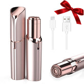 Tuokiy rose gold face shaver for upper lip with gentle hair removal.