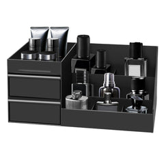 Turesmith mens organizer on countertop keeping grooming products tidy