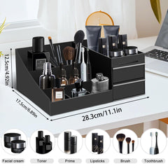 Turesmith perfume organizer with seven compartments for easy fragrance access