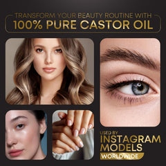 TURN TO EARTH Castor Oil label emphasizing USDA Organic certification.