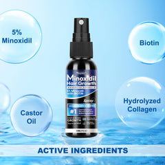 Tuymec Minoxidil 5% pulverizador facilita aplicación precisa en áreas afectadas