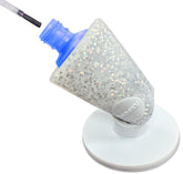Tweexy Hinge untippable holder keeps polish steady on any surface.