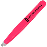 Tweezer Guru slant pointed tweezers for precise eyebrow shaping.
