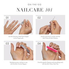 Tweezerman Mini Neon Nail Rescue Kit nail clipper for precise trimming.