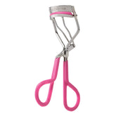 Tweezerman Neon Pink Comfort Grip Eyelash Curler base-to-tip curl for wide-awake lashes