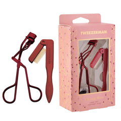 Tweezerman Vintage Rose Lash Set packaging display highlighting premium gift appeal