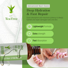 TXLSC gel de urea con aceite de arbol de te para cuidado de uñas y piel.