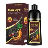 TYAYW chestnut brown hair dye shampoo bottle ready for home color application