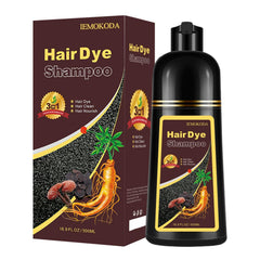 TYAYW chestnut brown hair dye shampoo bottle ready for home color application