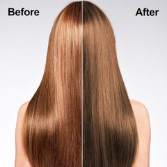 TYAYW Light Brown Hair Dye Shampoo application on dry hair for quick color