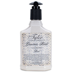 TYLER CANDLE COMPANY Glamorous Hands Diva de lujo jabon de manos frente de la botella para piel suave