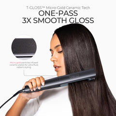 TYMO 2.0 flat iron ionic-system-frizz-control for sleek, long-lasting hair.
