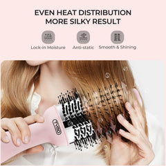 TYMO short tufted bristles add root lift and detangle
