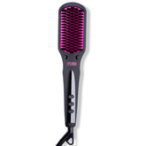 TYMO Ionic Hair Straightener Brush with air sandwich teeth for gentler heat distribution.
