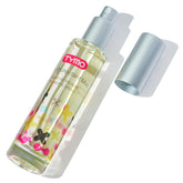TYMO protector térmico en atomizador muestra la botella para cabello protegido al peinar