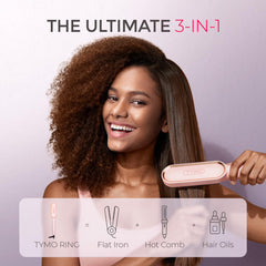 TYMO Ring features 3D dense teeth for thorough heat contact and smooth results.