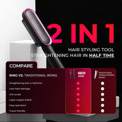 TYMO Ring five-heat setting dial enables tailored styling