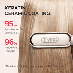 TYMO Ring heat-up speed of 20 seconds to 350°F for fast styling readiness.