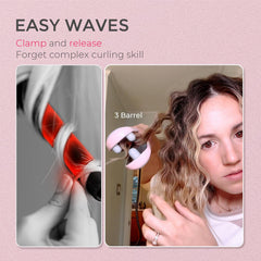 TYMO ROVY three-barrel design delivers uniform, voluminous waves.