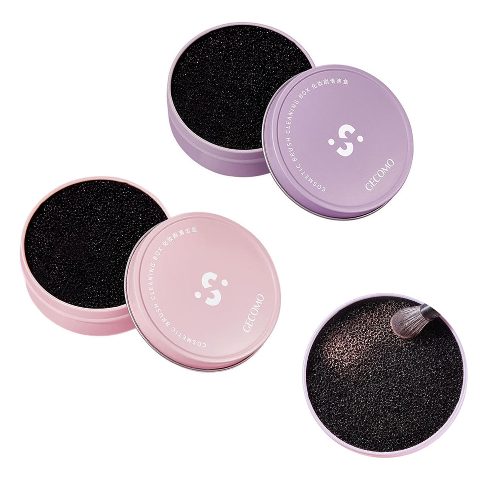 Tyssely dry sponge cleaner pack front view for on-the-go brush cleaning.