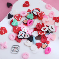 Tyuimhx accesorios para teléfono: corazones 3D para personalizar