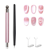 Uadbau cat eye magnet pink dual-ended for rapid cat eye effects at home.