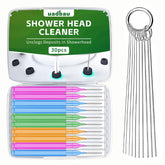 uadbau-juego-limpiador-cabezal-ducha-30piezas: kit completo para limpiar cabezales de ducha