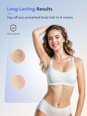 Ubroo Ice-Touch cooling close-up on skin during treatment.