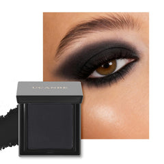 UCANBE Black Single Eyeshadow Palette packaging, compact and travel-ready for on-the-go looks.
