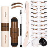 UCANBE kit de cejas con estampa dual color para resultados naturales