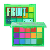 UCANBE Fruit Punch palette front view; compact for on-the-go eye looks.