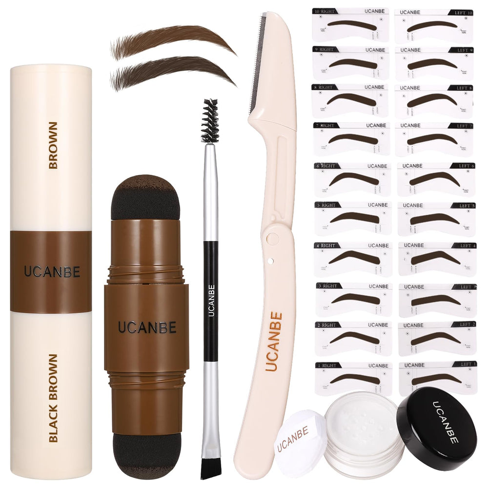 UCANBE kit-sellos-cejas-duales: crea cejas naturales en segundos con sellos precisos