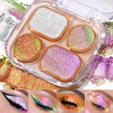 UCANBE Camaleón Brillo: paleta de 4 colores para looks versátiles.