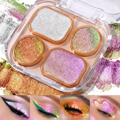 UCANBE Camaleón Brillo: paleta de 4 colores para looks versátiles.